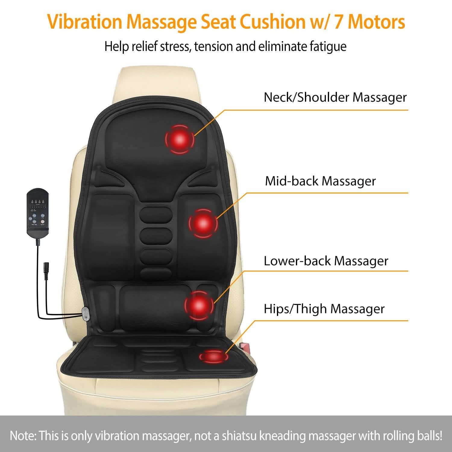 Back Massager Cushion Electric Massage Car Seat by DailySale