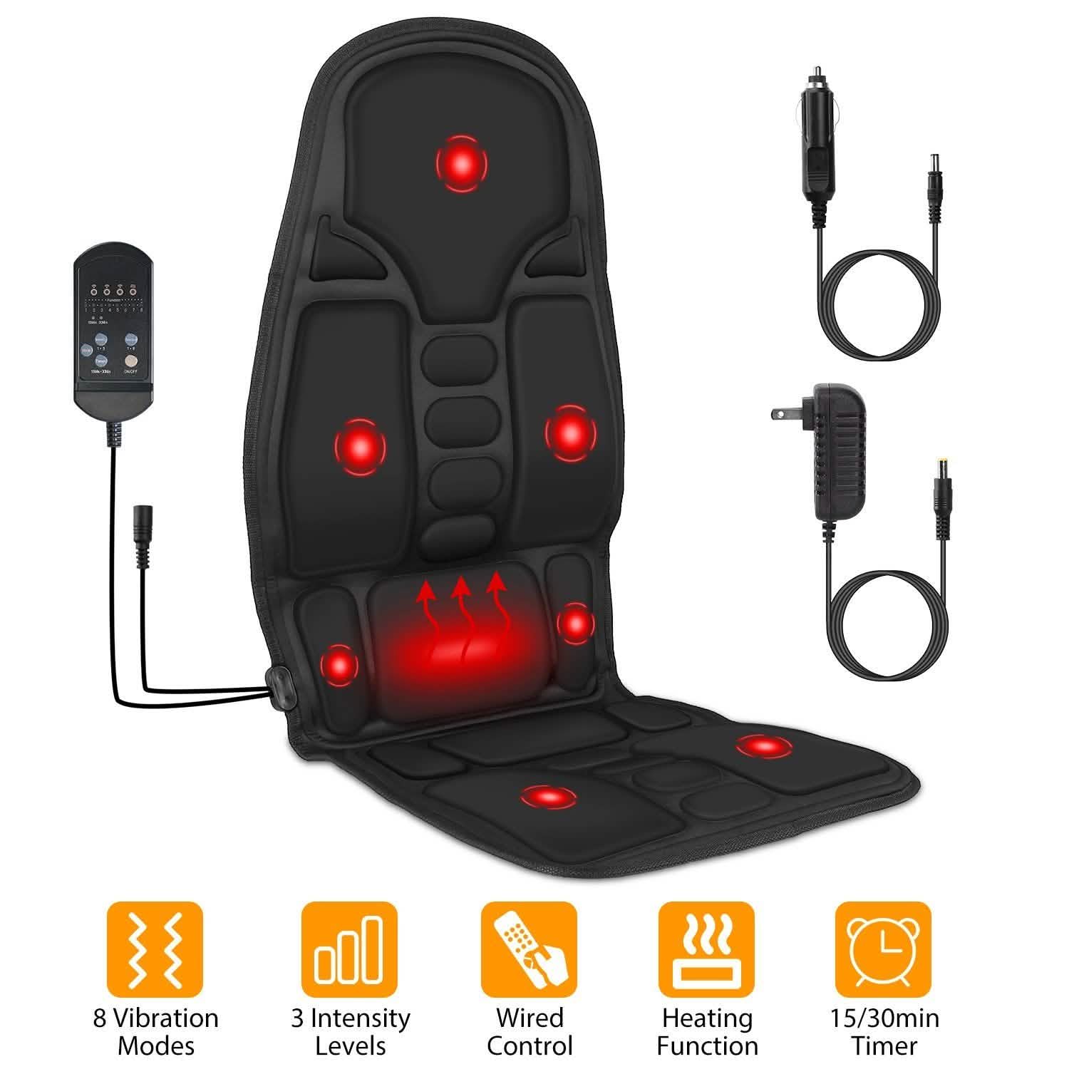 Back Massager Cushion Electric Massage Car Seat by DailySale