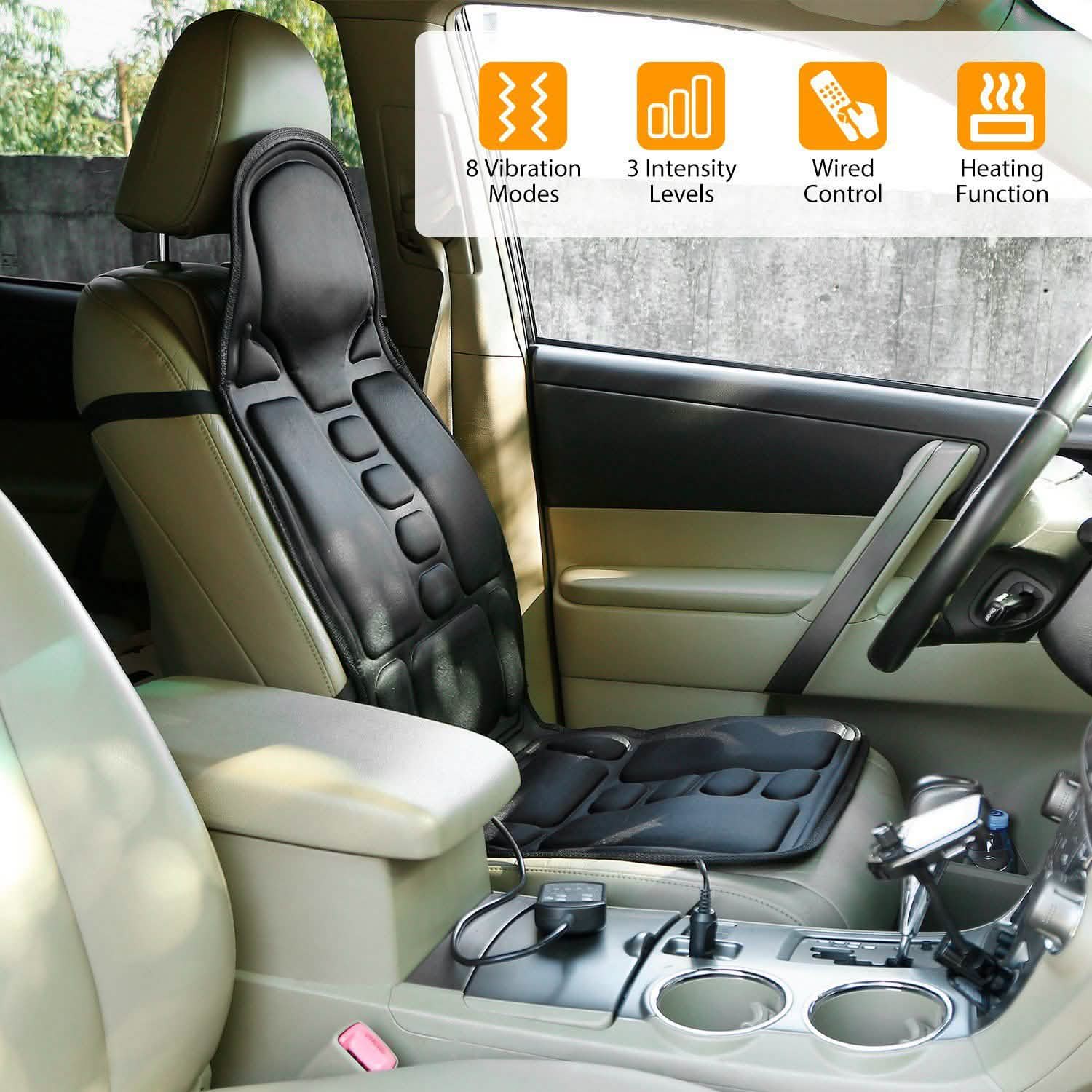 Back Massager Cushion Electric Massage Car Seat by DailySale
