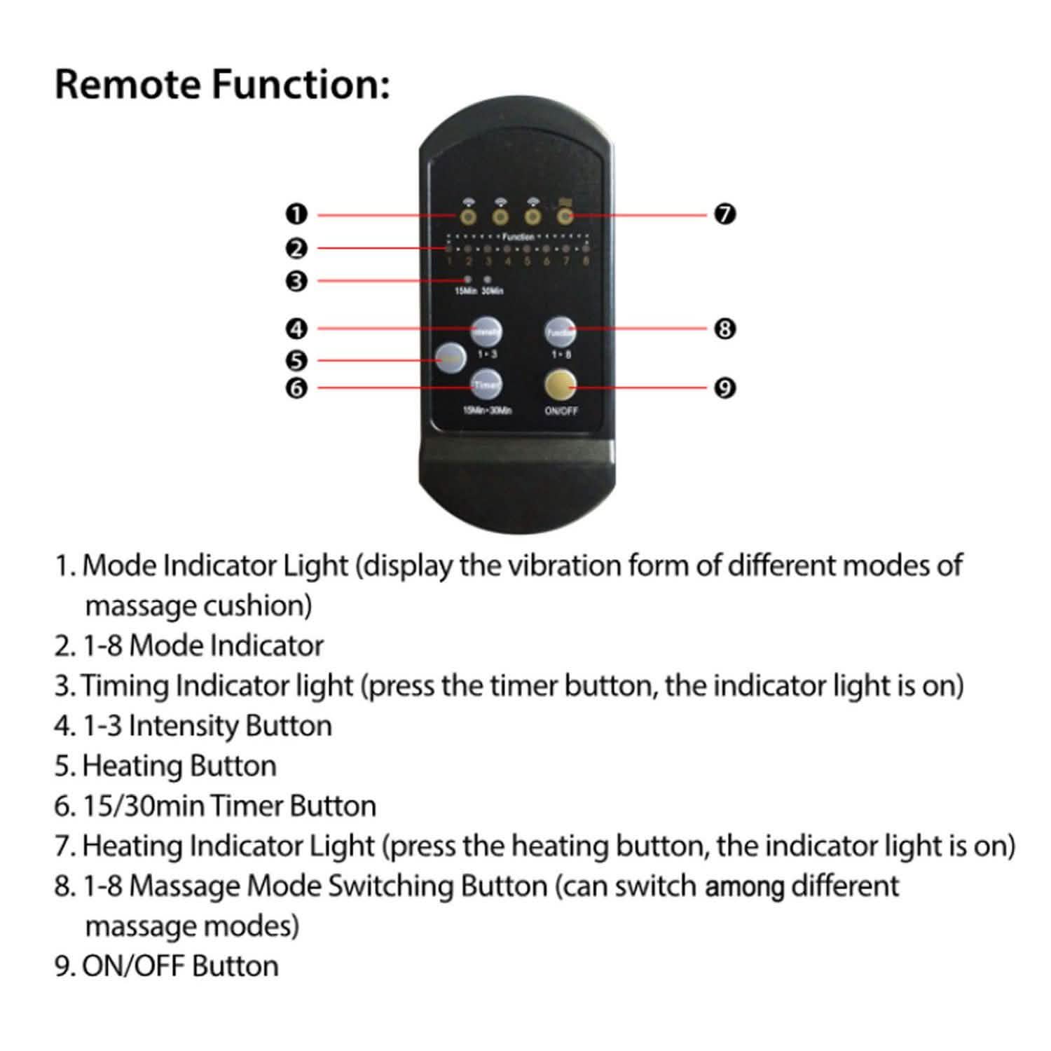 Back Massager Cushion Electric Massage Car Seat by DailySale