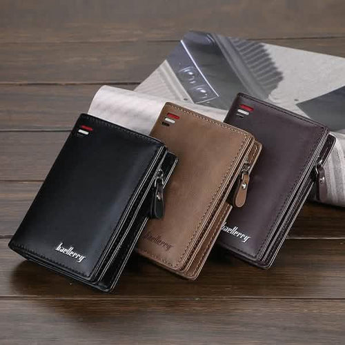 Baellerry Men's Zipper Short Fashion Wallet by DailySale