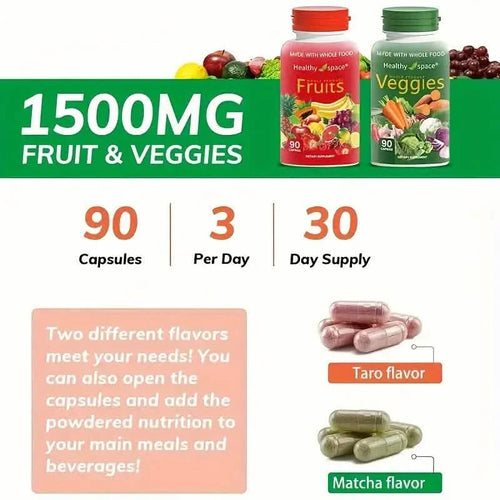 2-Pack: Balance Of Nature Fruit & Vegetables Food Supplement by DailySale