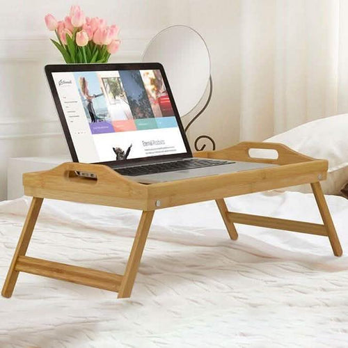 Bamboo Bed Tray/Laptop Lap Desk by DailySale