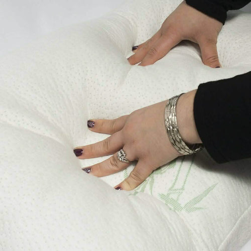 2-Pack: Bamboo Comfort Memory Foam Pillows - Hypoallergenic Removable Cover by DailySale