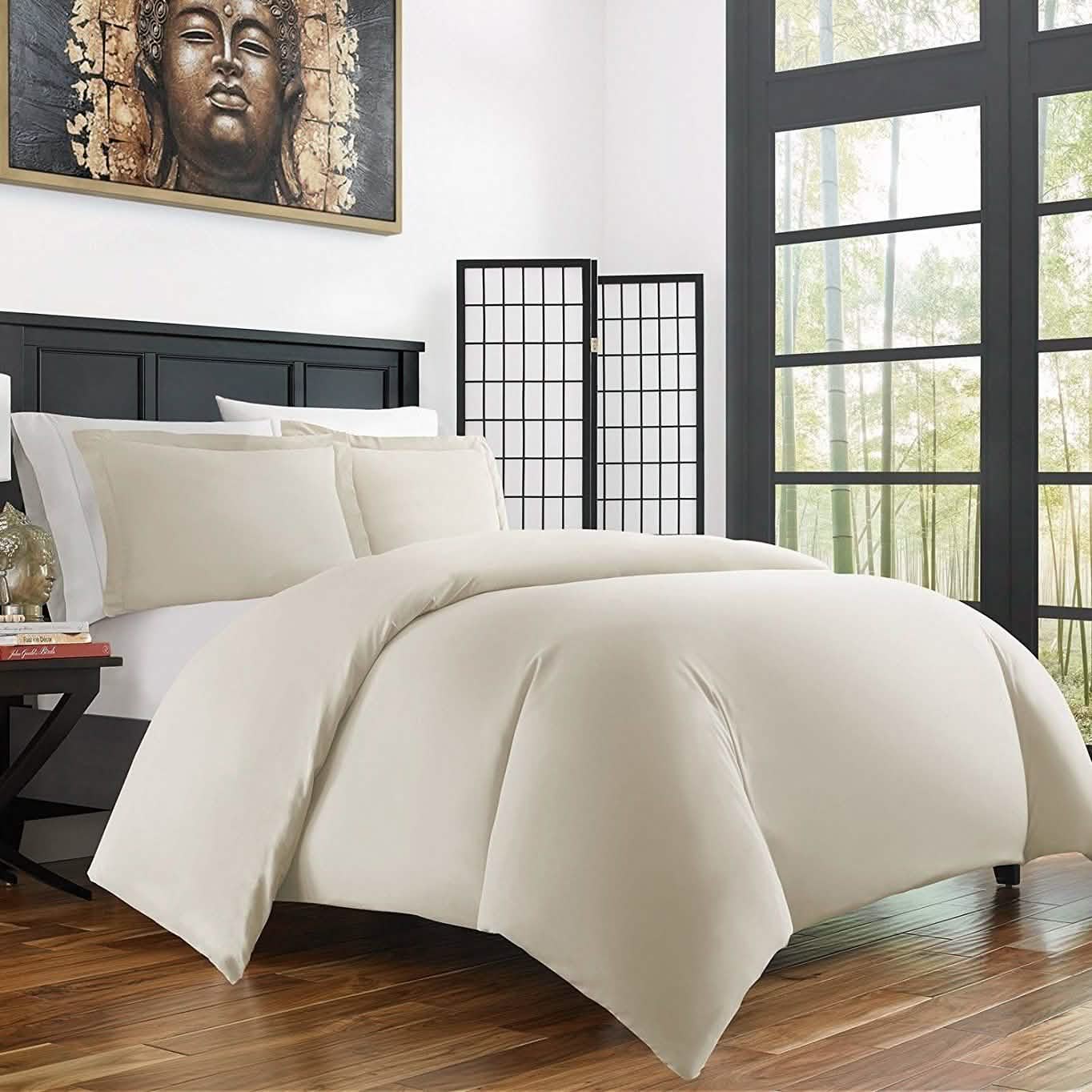 Bamboo Duvet Cover Set - Hypoallergenic - Assorted Sizes and Colors by DailySale