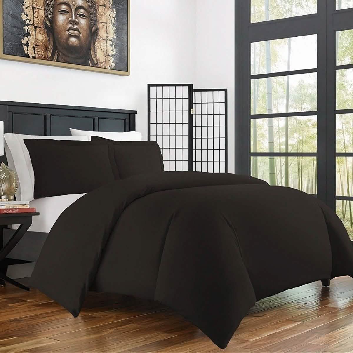 Bamboo Duvet Cover Set - Hypoallergenic - Assorted Sizes and Colors by DailySale