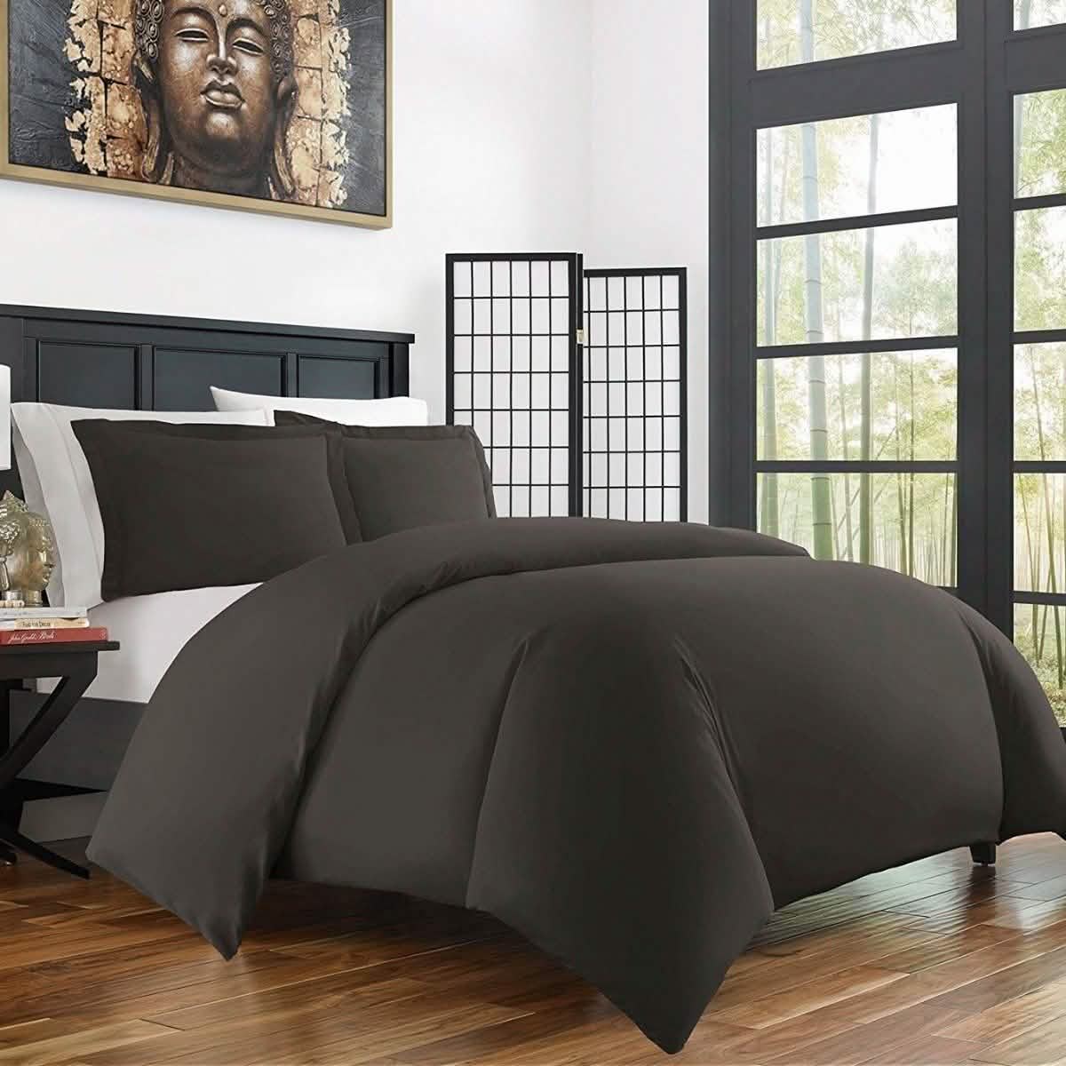 Bamboo Duvet Cover Set - Hypoallergenic - Assorted Sizes and Colors by DailySale