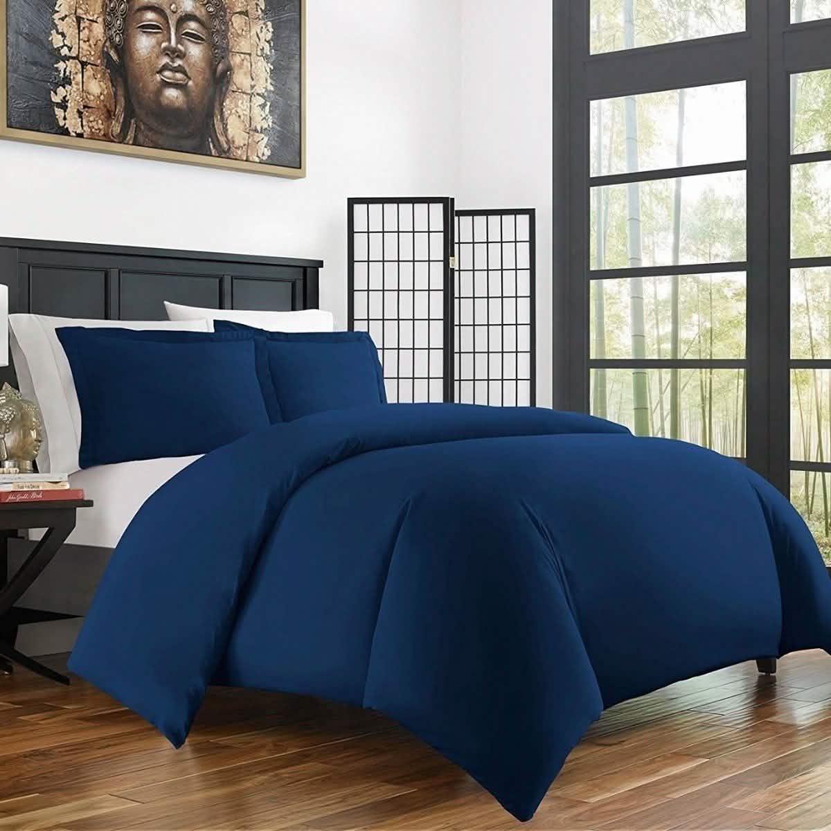 Bamboo Duvet Cover Set - Hypoallergenic - Assorted Sizes and Colors by DailySale