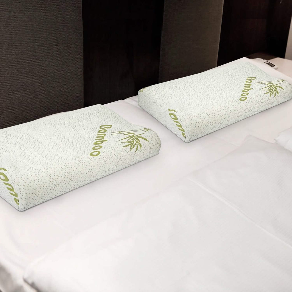 Bamboo Memory Foam Sleep Pillow by DailySale