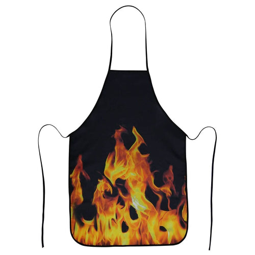 Barbecue Apron with Flame Design by DailySale