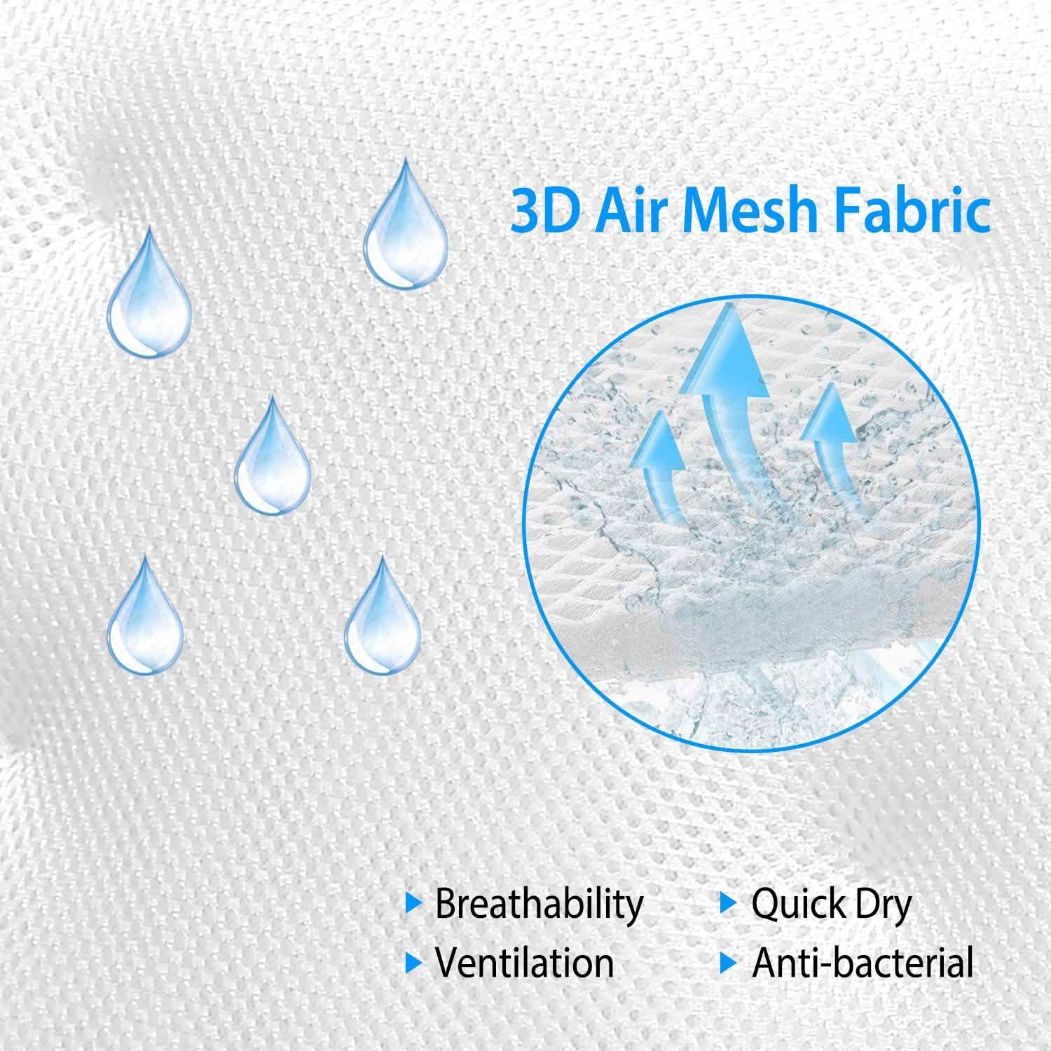 Bathtub Pillow Suction Cup Bath Pillow Air Mesh by DailySale