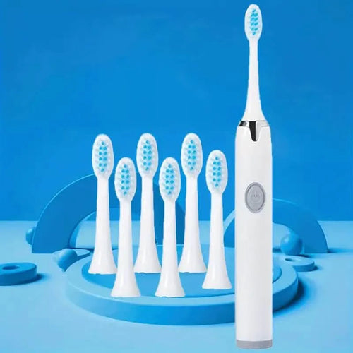 Battery Operated Toothbrush Kit with 6 Soft Bristles by DailySale