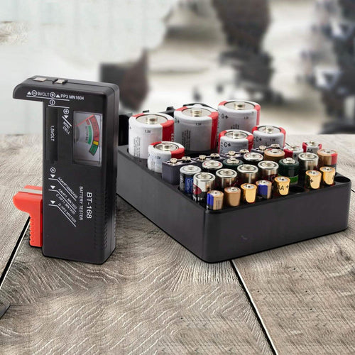 Battery Tester and Storage Case Organizer by DailySale