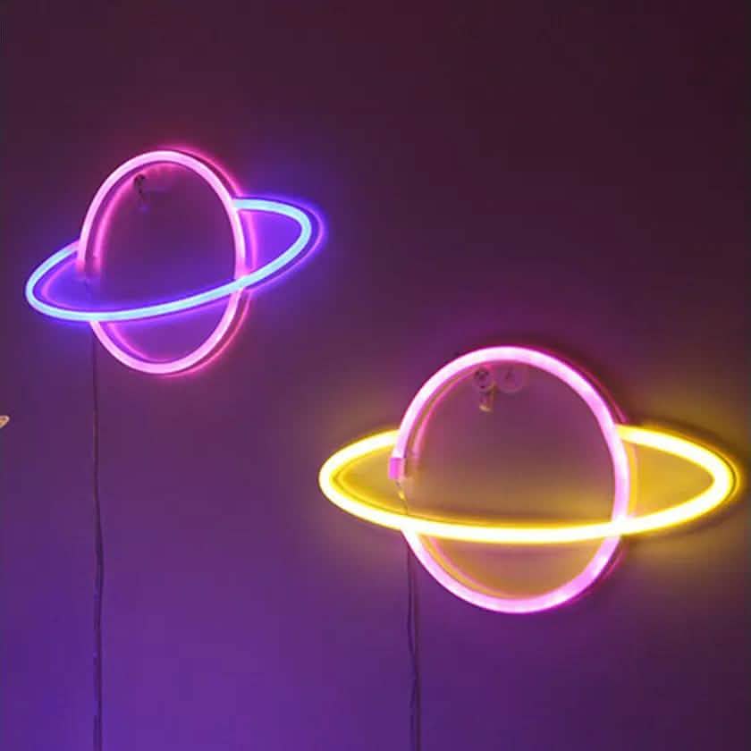 Battery USB LED Neon Light Wall Signs Night Home Decor by DailySale