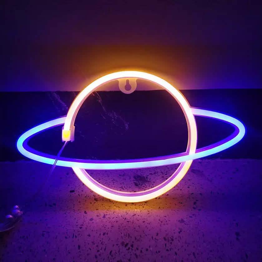 Battery USB LED Neon Light Wall Signs Night Home Decor by DailySale