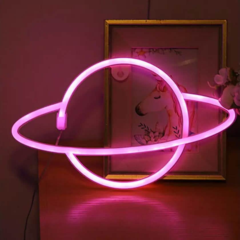 Battery USB LED Neon Light Wall Signs Night Home Decor by DailySale