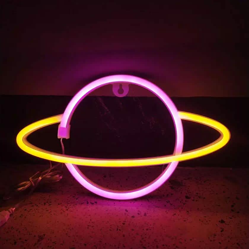 Battery USB LED Neon Light Wall Signs Night Home Decor by DailySale