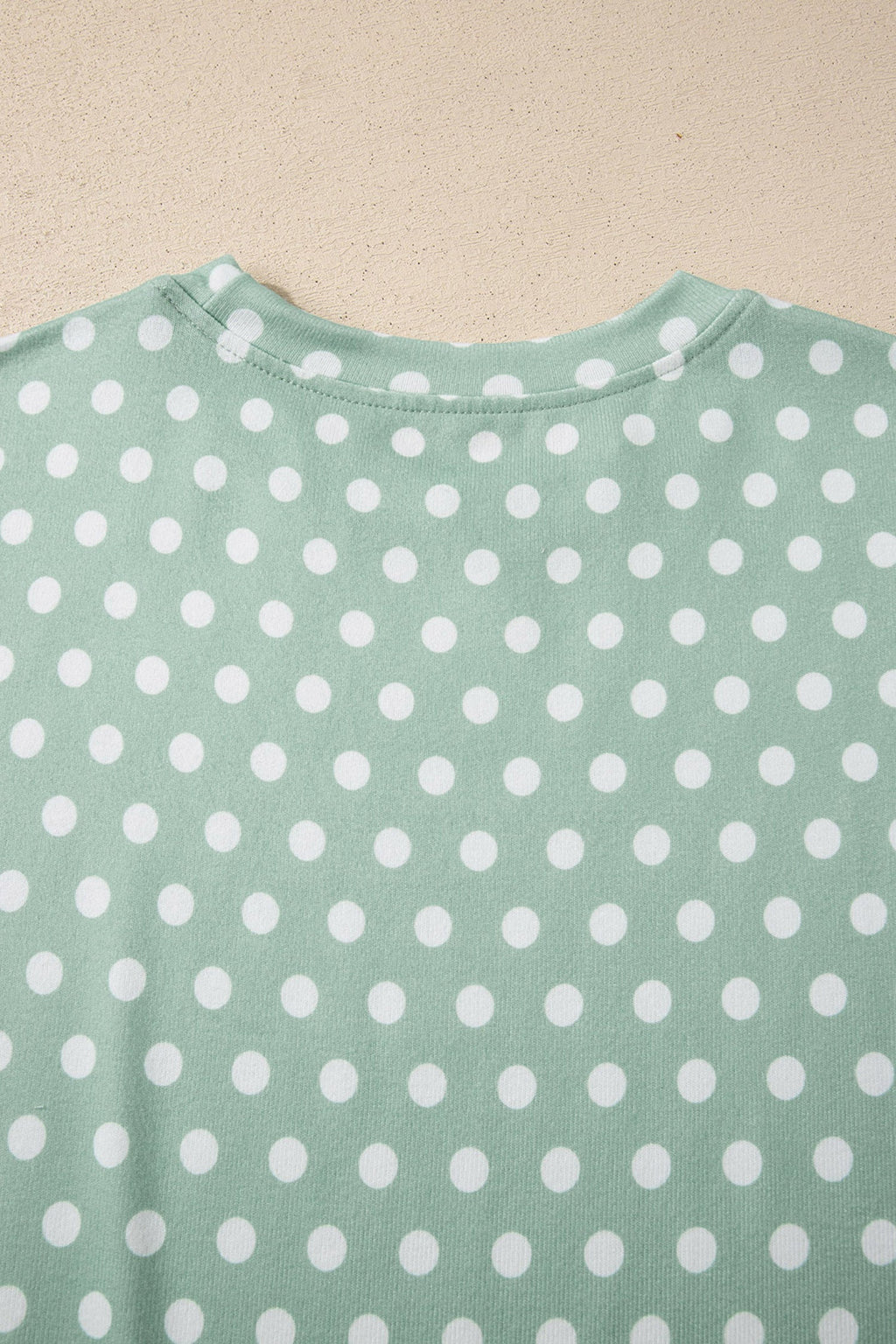 Purple Polka Dot Print Short Set