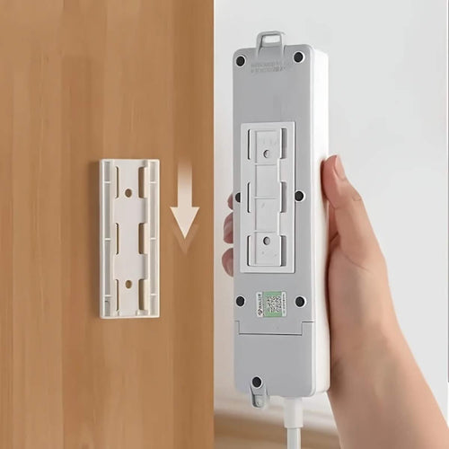 2-Pack Removable Wall Decals – Space-Saving Organizer for Surge Protectors by DailySale