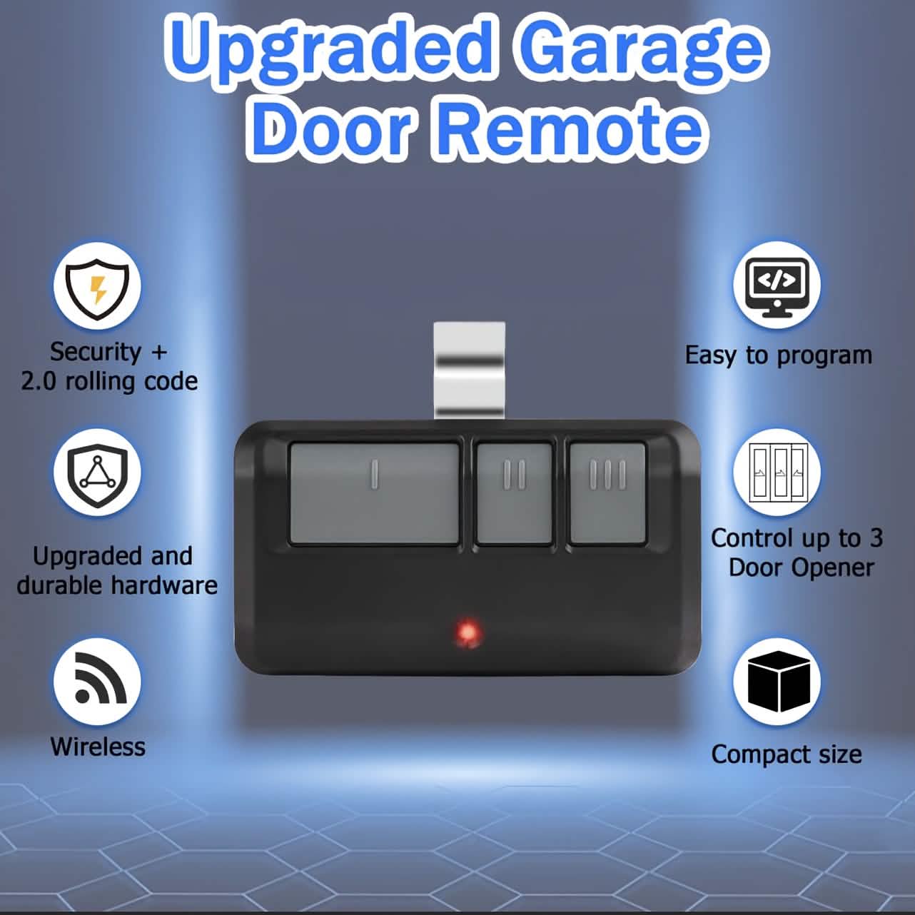 LiftMaster 893MAX 3-Button Garage Door Remote by DailySale