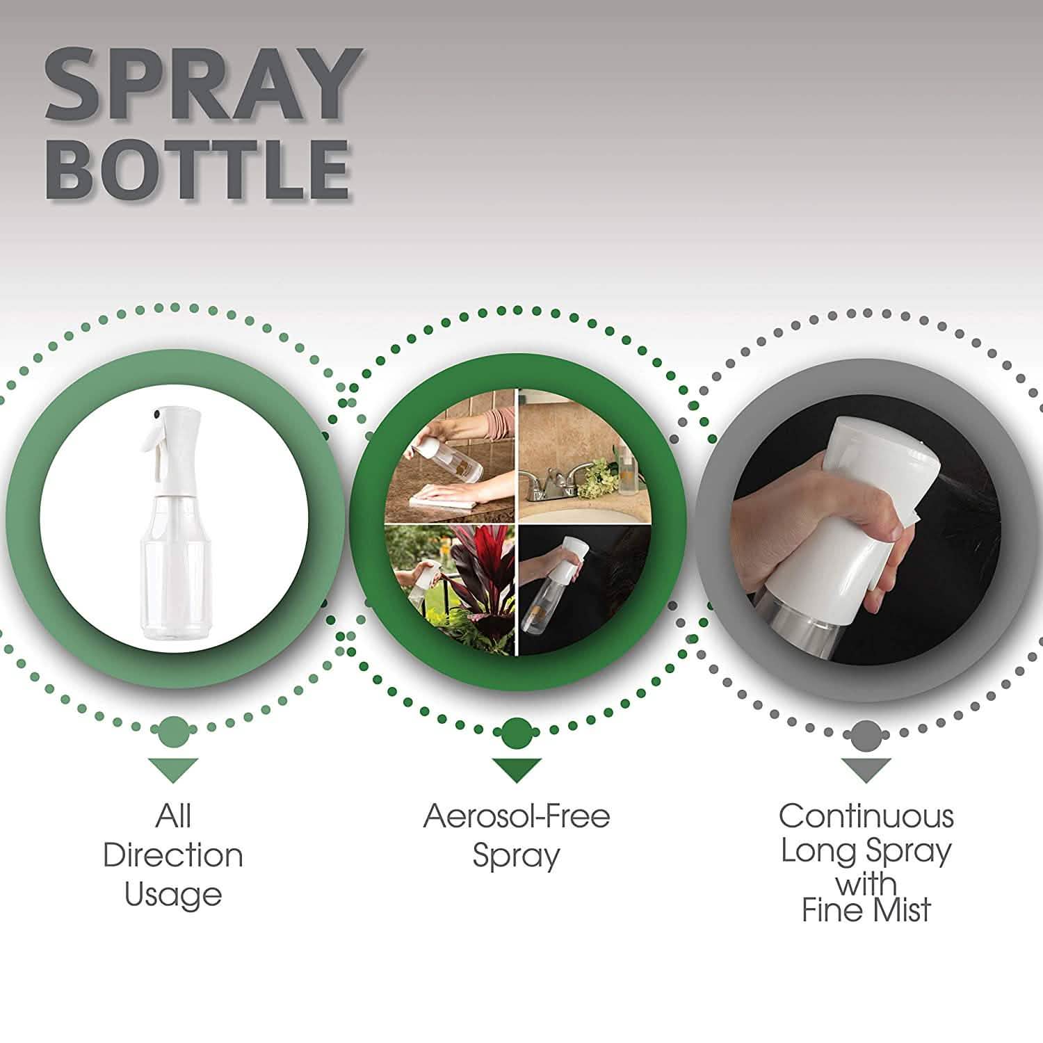 Beautify Beauties Hair Spray Bottle – Ultra Fine Continuous Water Mister by DailySale