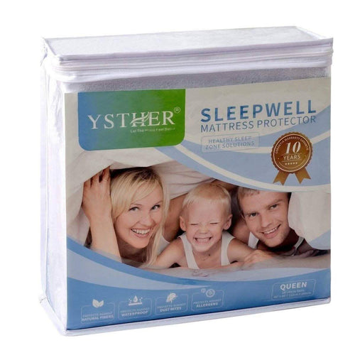 BeautySleep Terry Waterproof Mattress Protector Premium Hypoallergenic Cover by DailySale