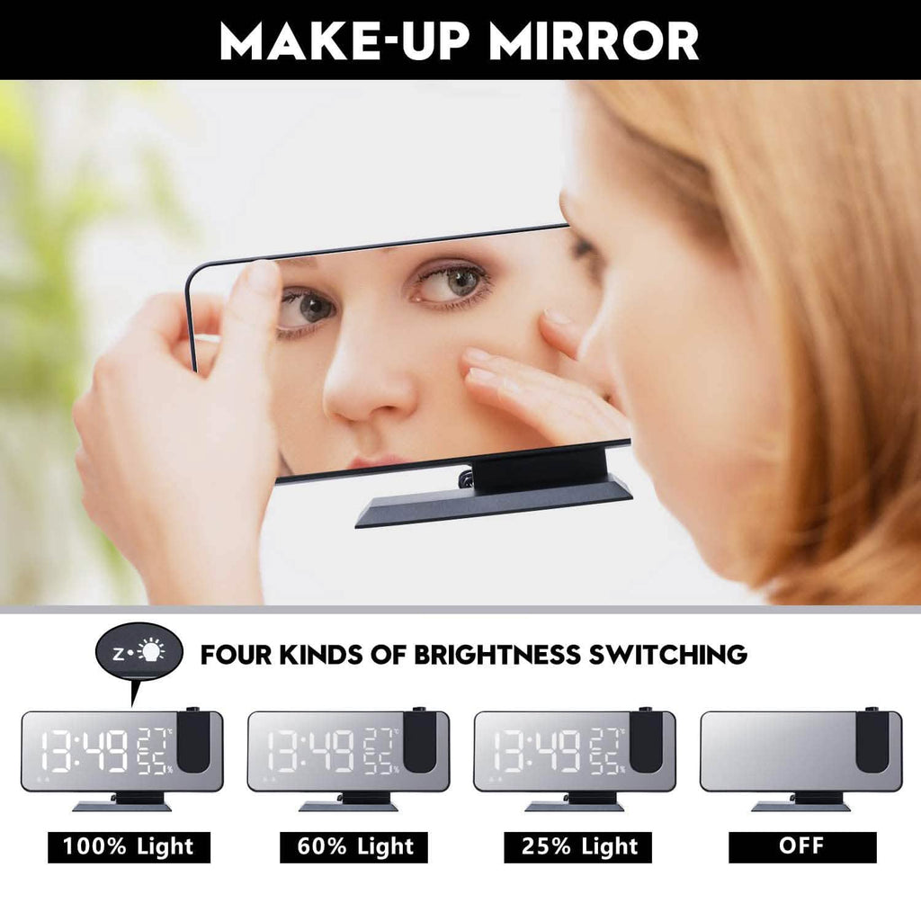 Bedroom Projection Digital Alarm Clock by DailySale