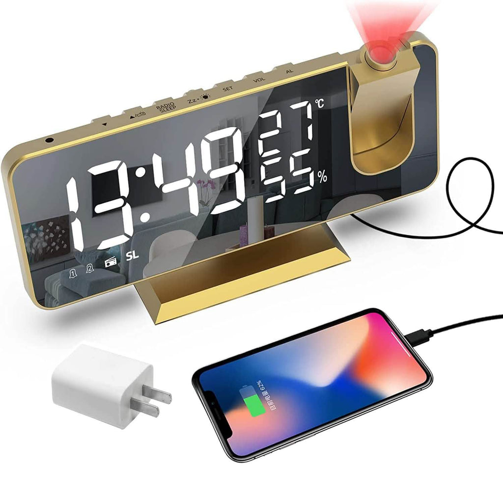 Bedroom Projection Digital Alarm Clock by DailySale