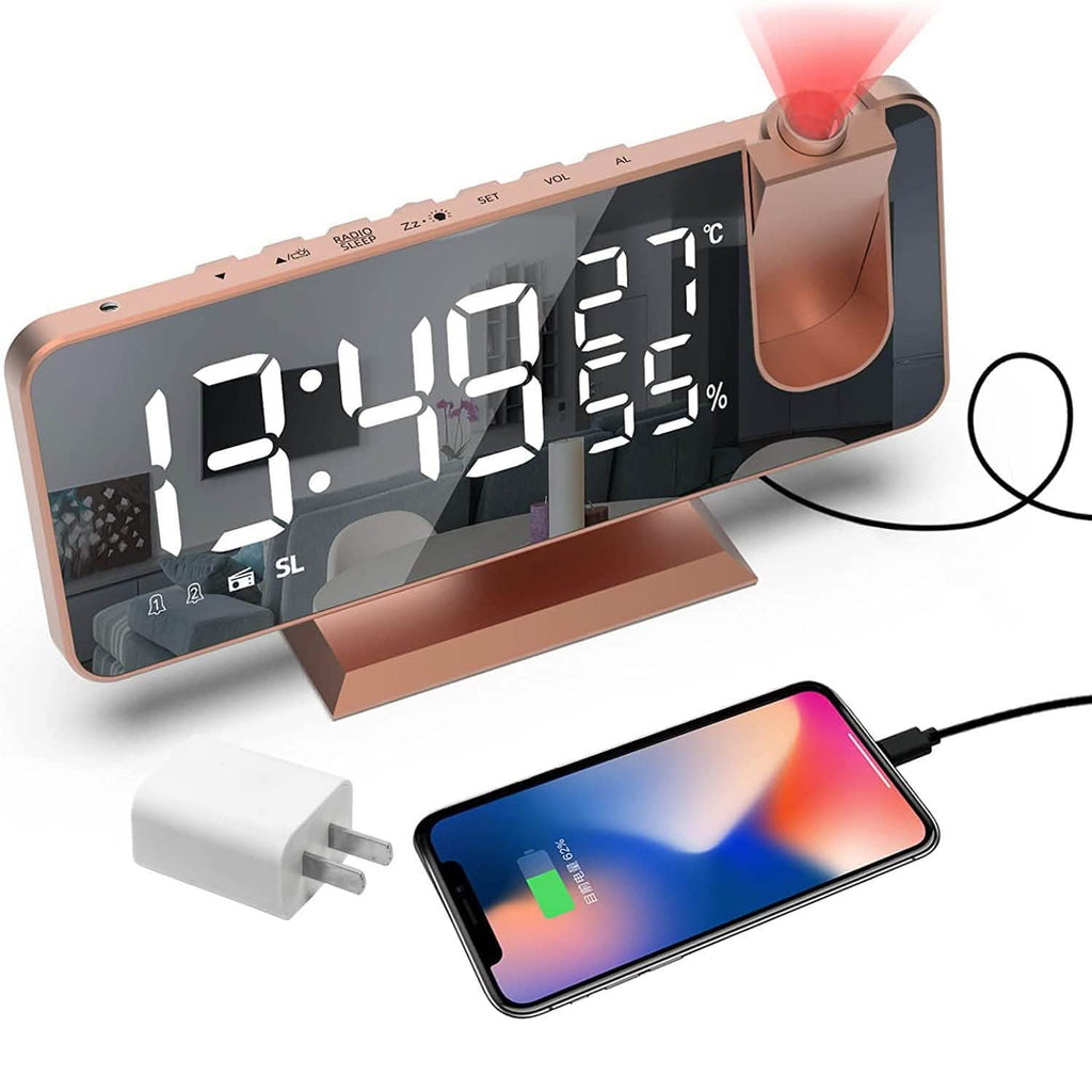Bedroom Projection Digital Alarm Clock by DailySale