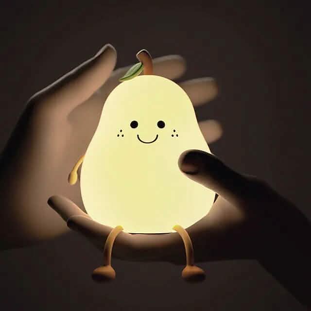 Bedroom Sleeping Bedside Tap Light LED Pear Shape Night Light by DailySale