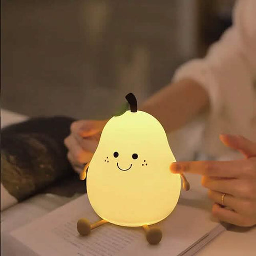 Bedroom Sleeping Bedside Tap Light LED Pear Shape Night Light by DailySale