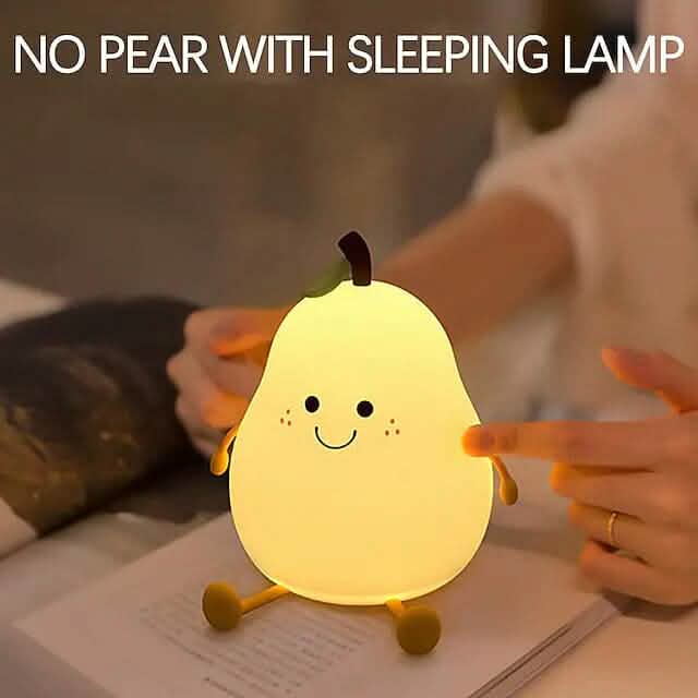 Bedroom Sleeping Bedside Tap Light LED Pear Shape Night Light by DailySale