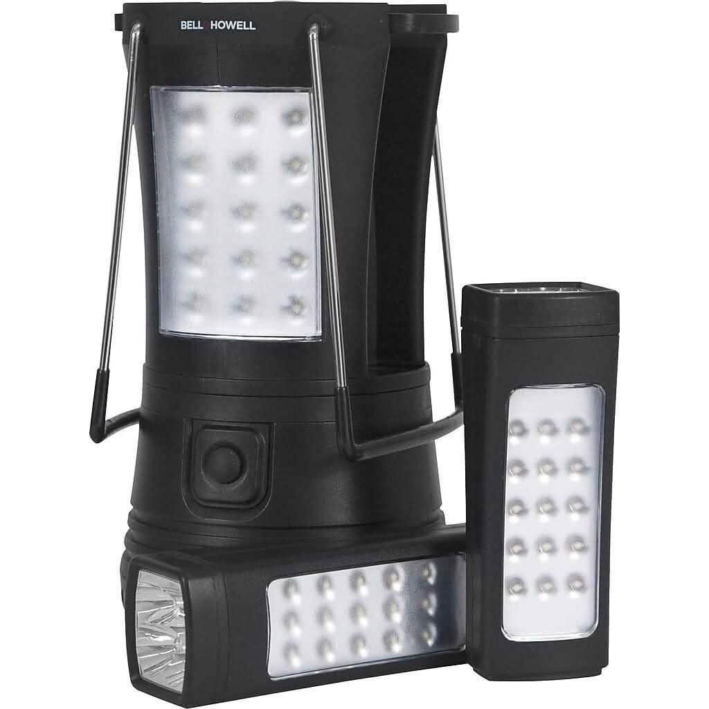 Bell + Howell 70 LED 7 Inch Super Bright Power Lantern with Dual Flashlights by DailySale