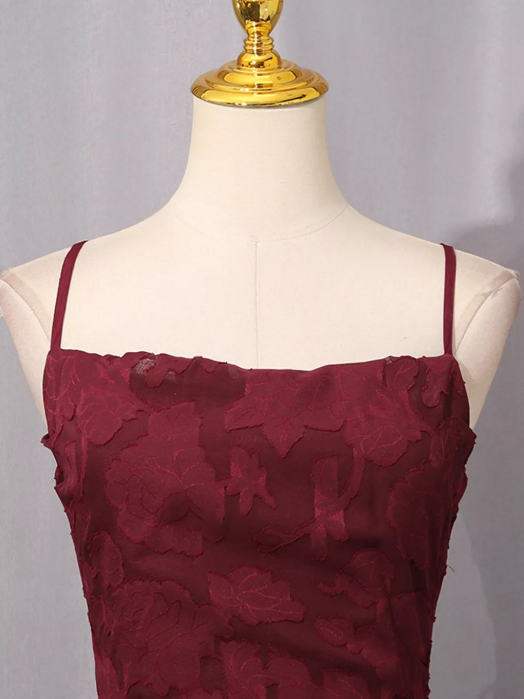 Lace Spaghetti Strap Maxi Dress by Shopiebay