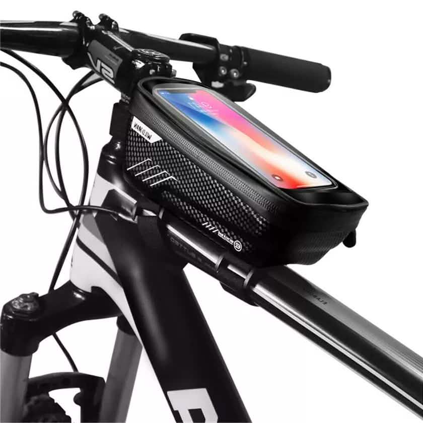 Bicycle Top Tube Frame Bag MTB Waterproof Phone Holder Case by DailySale