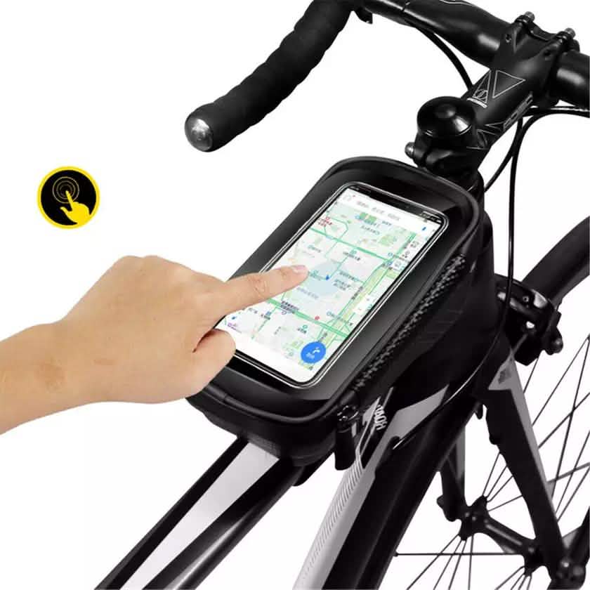 Bicycle Top Tube Frame Bag MTB Waterproof Phone Holder Case by DailySale