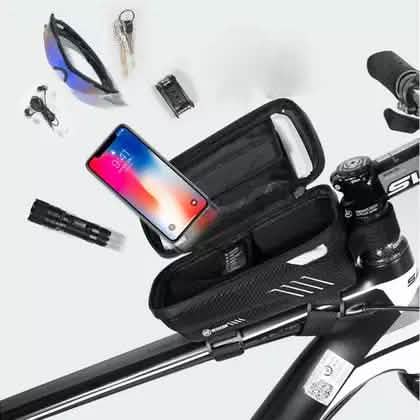 Bicycle Top Tube Frame Bag MTB Waterproof Phone Holder Case by DailySale