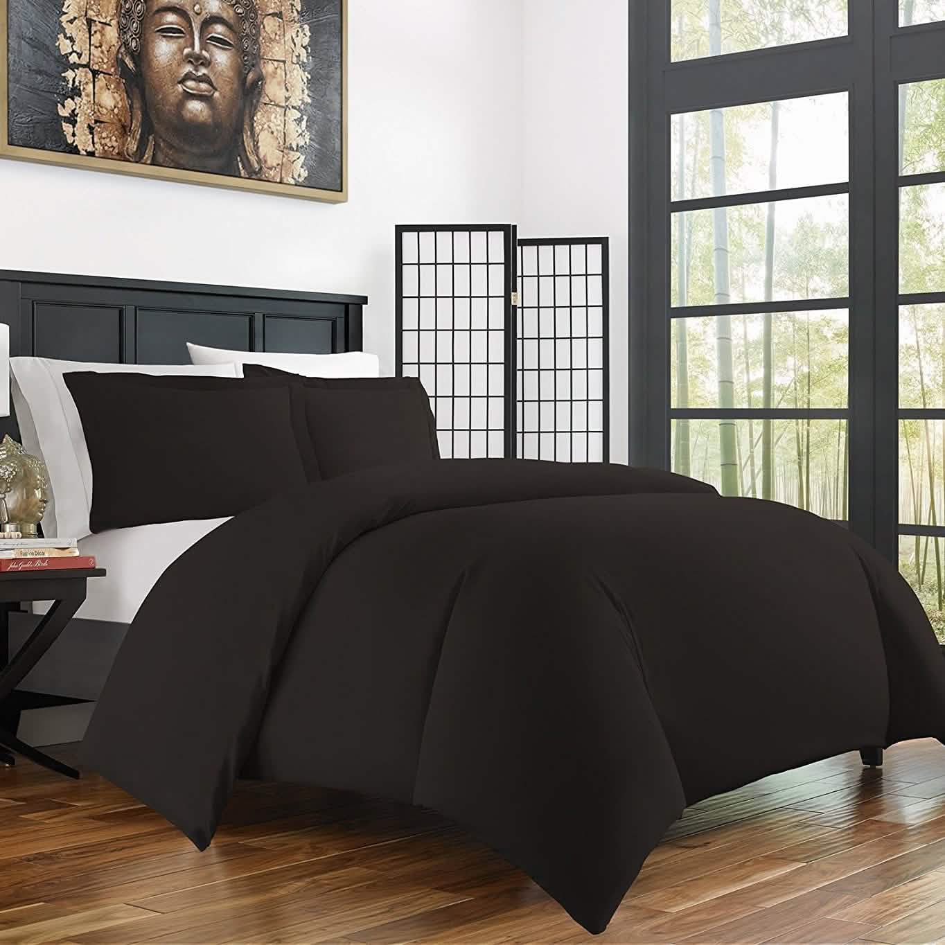 Bamboo Duvet Cover Set - Hypoallergenic - Assorted Sizes and Colors by DailySale