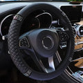 Bling Soft Leather Car Steering Wheel Cover Non-Slip Heat And Cold Protector by DailySale