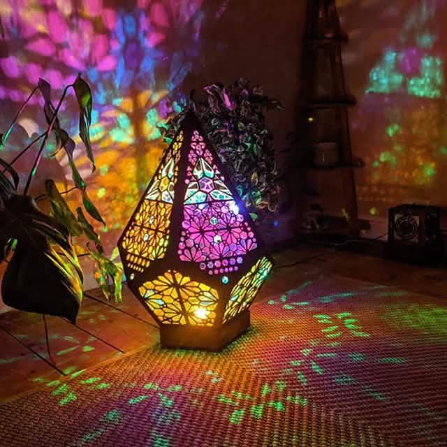 Bohemian Diamond Pole Star Projector Night Light by DailySale