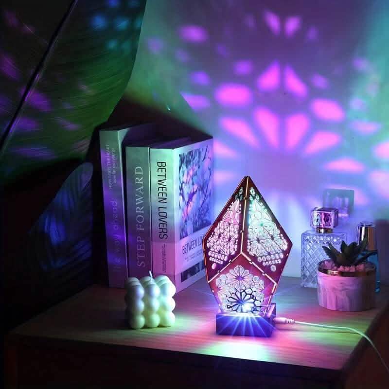 Bohemian Diamond Pole Star Projector Night Light by DailySale