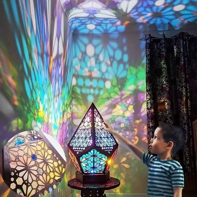 Bohemian Diamond Pole Star Projector Night Light by DailySale