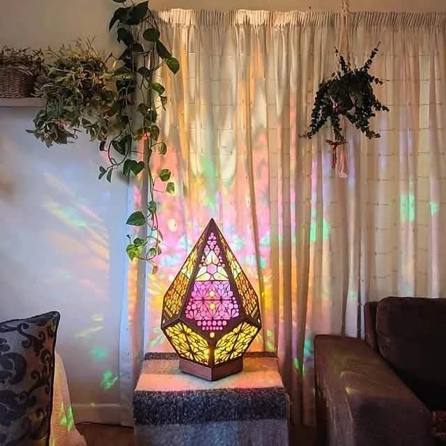 Bohemian Diamond Pole Star Projector Night Light by DailySale