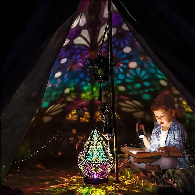 Bohemian Diamond Pole Star Projector Night Light by DailySale