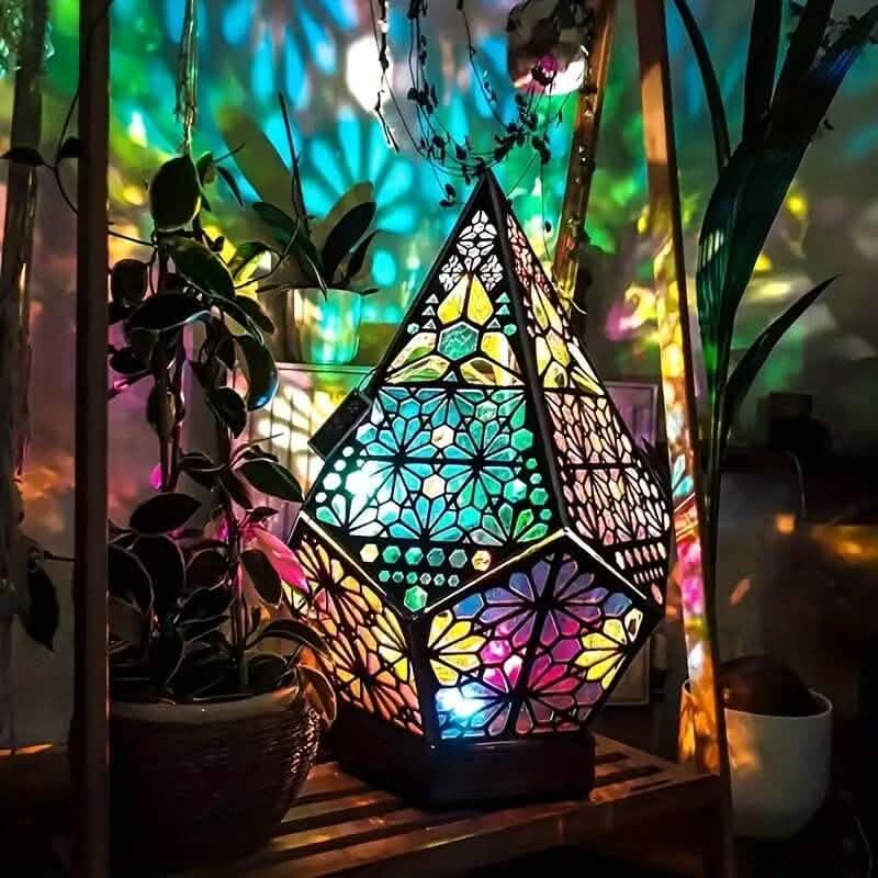 Bohemian Diamond Pole Star Projector Night Light by DailySale