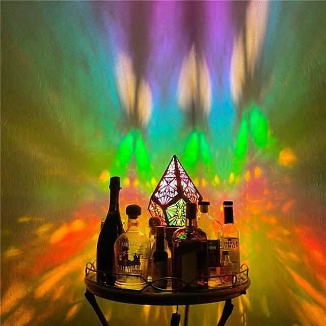 Bohemian Diamond Pole Star Projector Night Light by DailySale