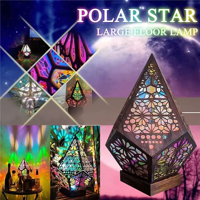 Bohemian Diamond Pole Star Projector Night Light by DailySale