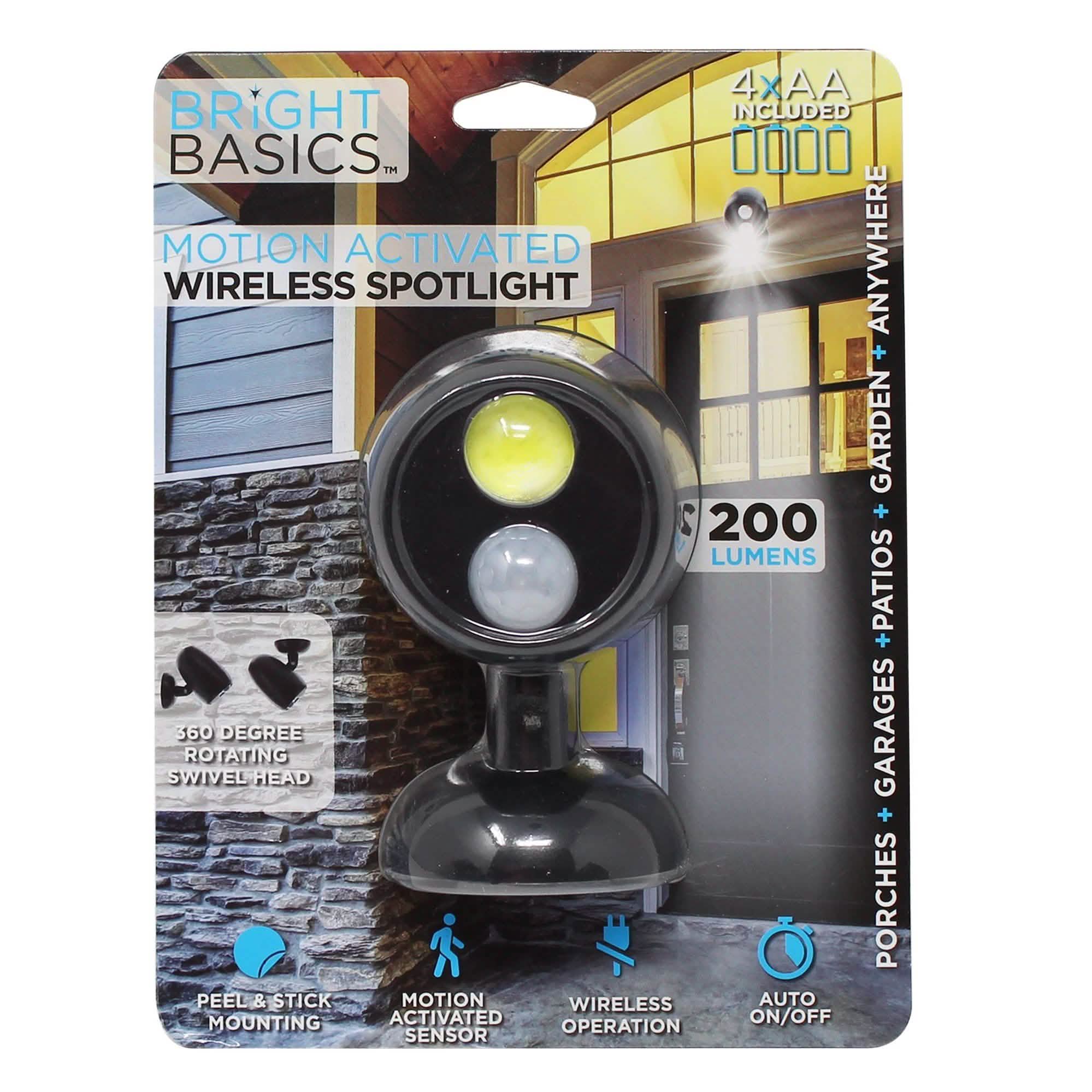 Bright Basics Motion Activated Wireless Spotlight by DailySale