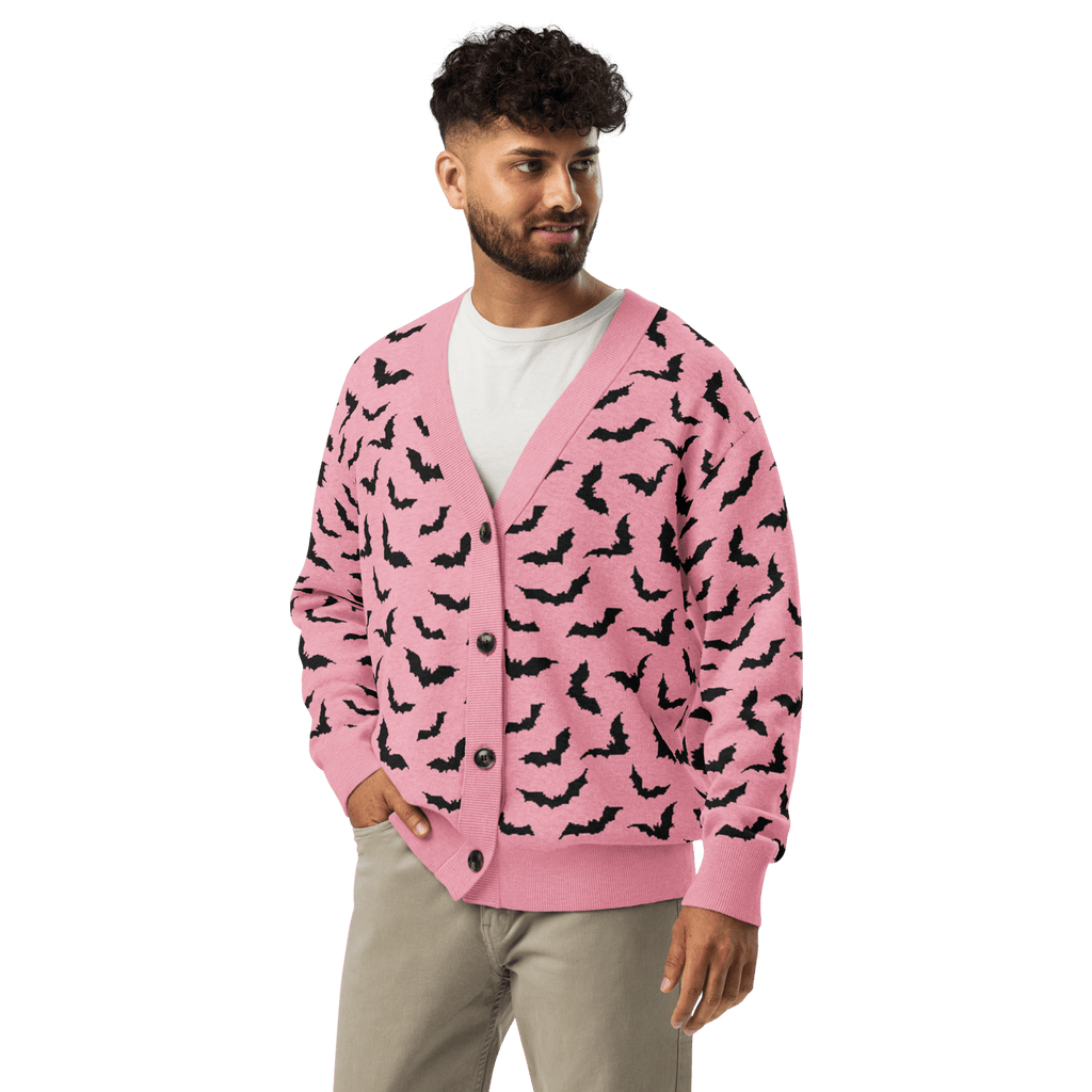 Bubblegum Bats Knit Cardigan by Goth Cloth Co.