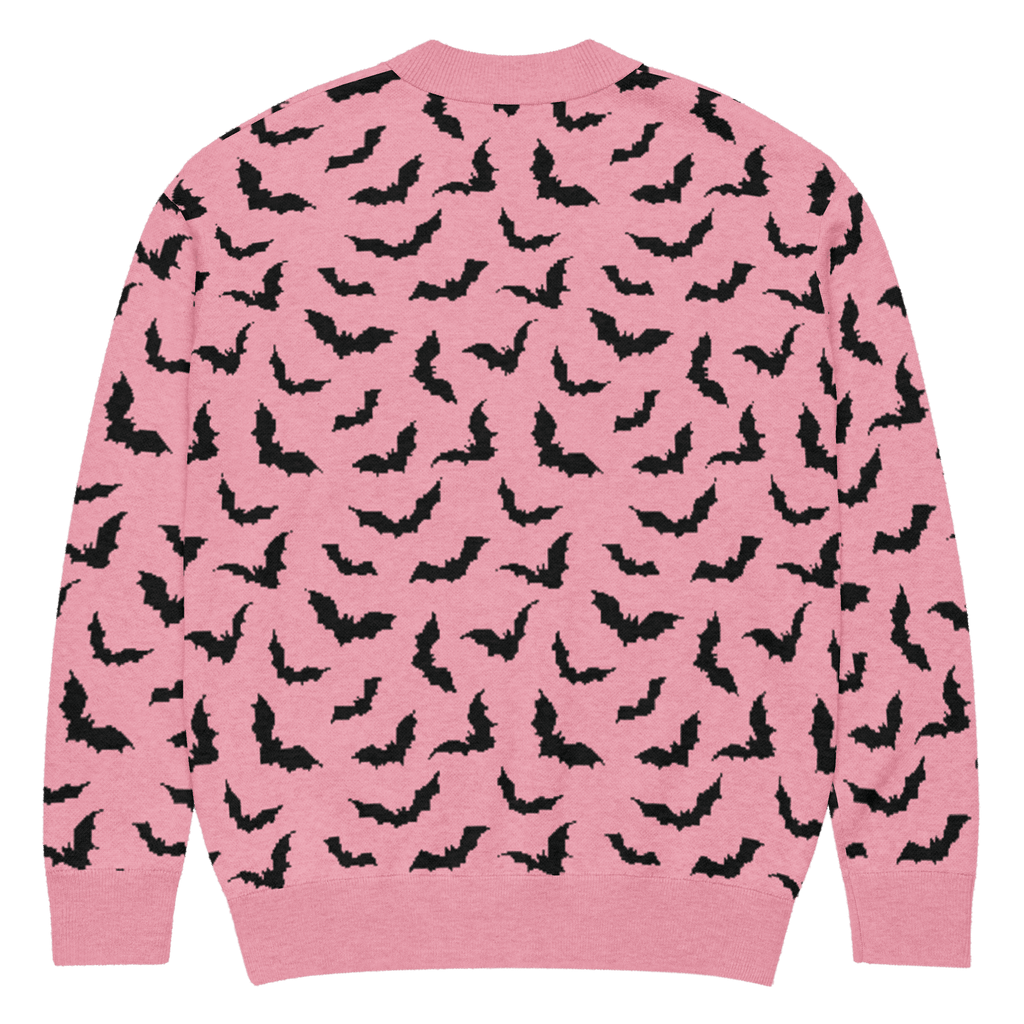 Bubblegum Bats Knit Cardigan by Goth Cloth Co.